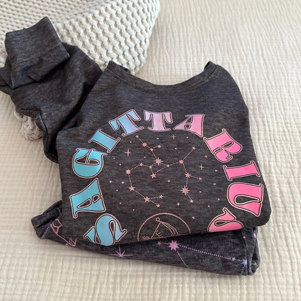 Justice girls Sagittarius pajama set